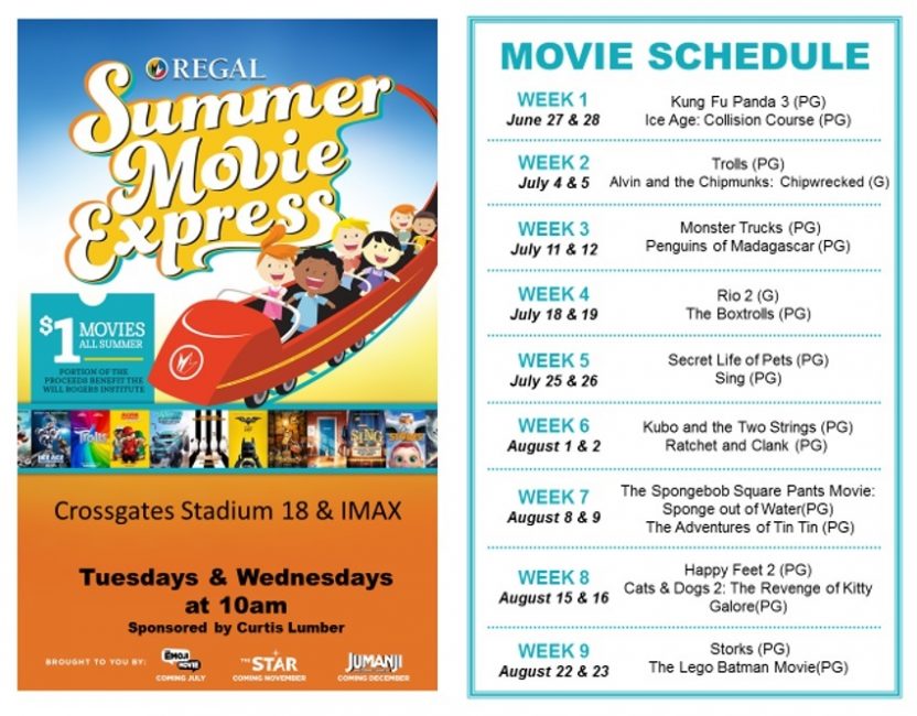 1 Movies!!! Regal's Summer Movie Express Crossgates