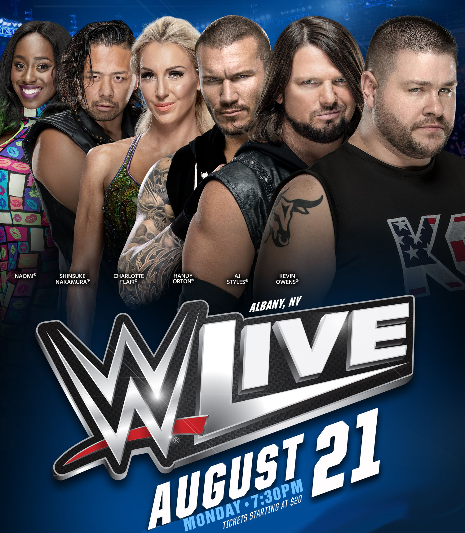 WWE LIVE AT TIMES UNION CENTER Crossgates