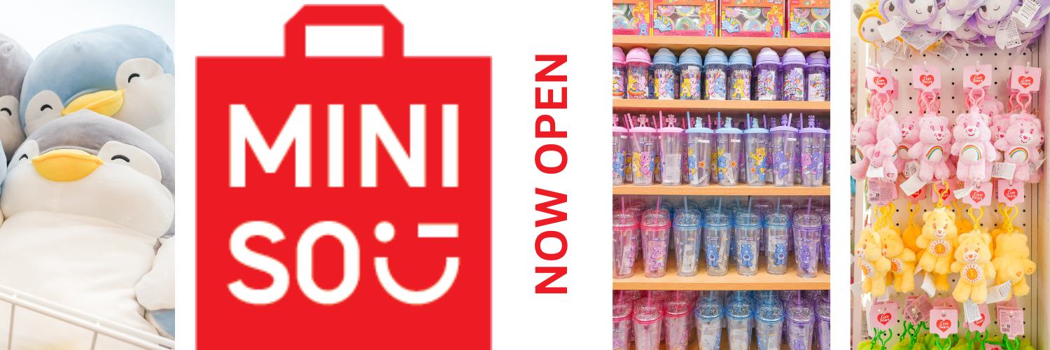 MINISO Now Open Slider