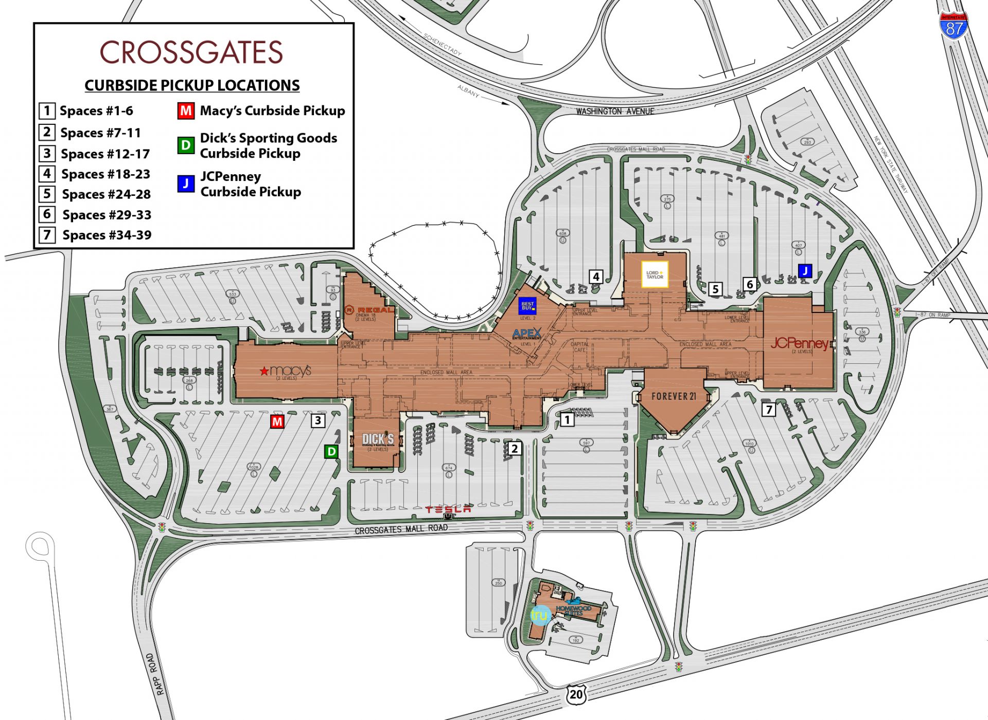 Crossgates Mall Map 2024 - Rene Vallie