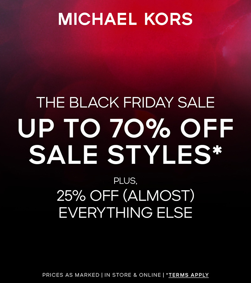 Sale Extended Take an Extra 25 Off at Michael Kors