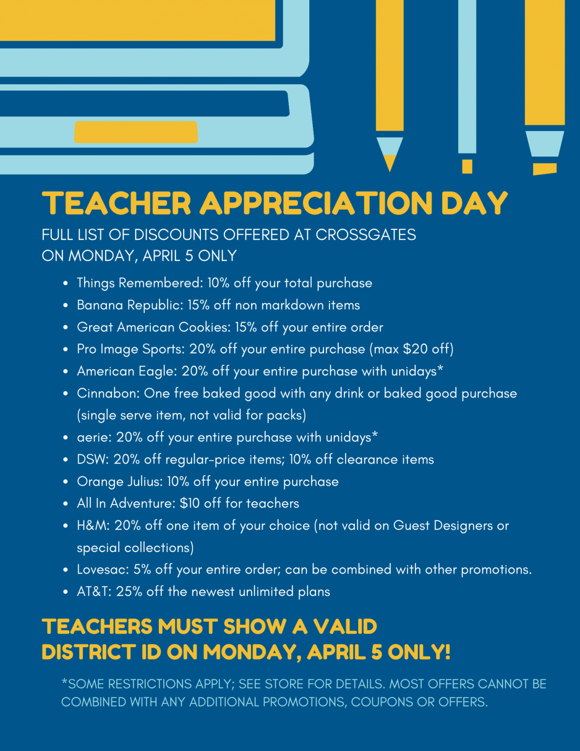 Teachers Appreciation Day Crossgates