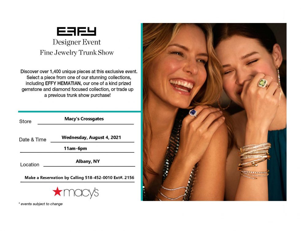Effy Fine Jewelry Trunk Show Crossgates