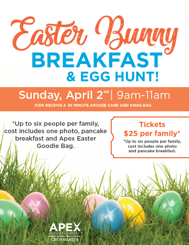 Easter Bunny Breakfast & Egg Hunt Crossgates