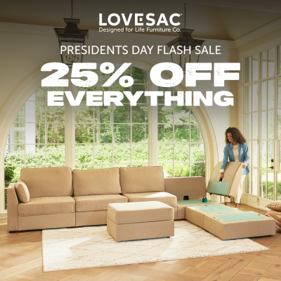 Lovesac Campaign 107 Presidents Day Flash Sale EN 1000x1000 1
