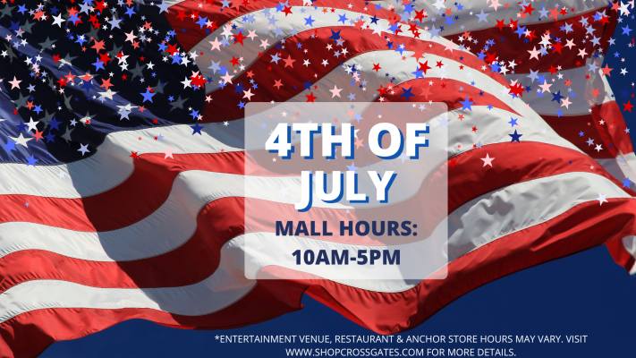 4th of July Mall Hours 2024 1920 × 1080 px