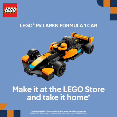 Build a LEGO® McLaren Forumula 1 Car at The LEGO Store and take it home ...