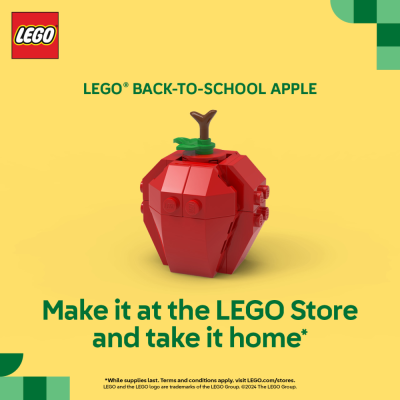 LEGO USCA Campaign 58 Build a LEGO® Back to School Apple and take it home with you EN 1000x1000 1