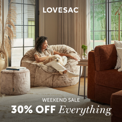 Lovesac Campaign 121 Weekend Sale EN 1000x1000 1 1