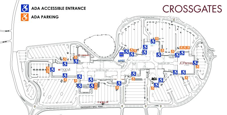 Crossgates ADA Accessibility Map